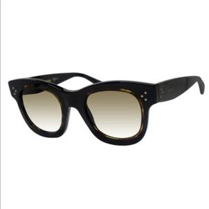 Celine tortoise glasses! Super cute. Comes with Celine soft case